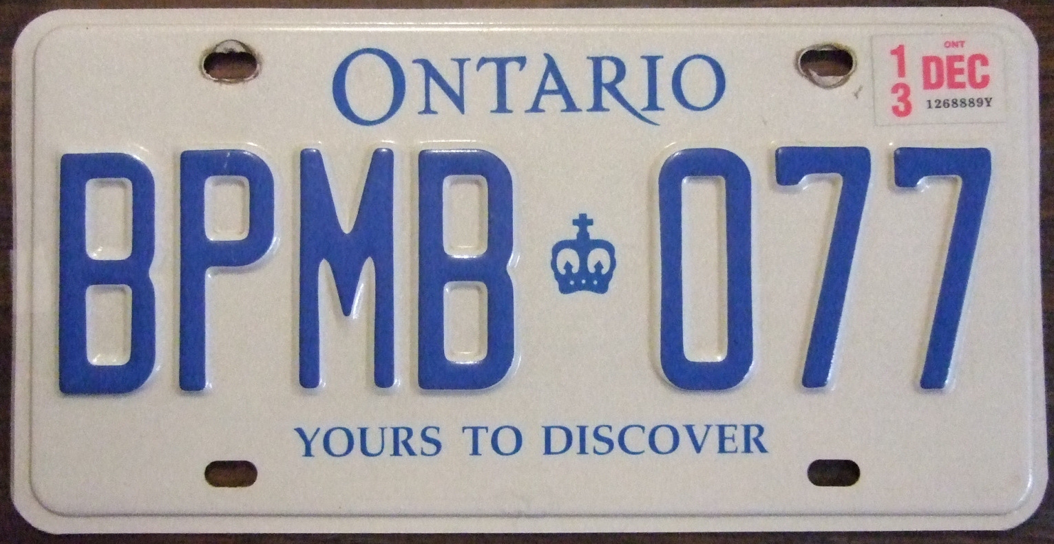Cornwall man arrested in possession of stolen license plates