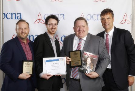 Last weekend in Toronto , TC Media Cornwall picked up three awards at the annual Business Excellence Award ceremony