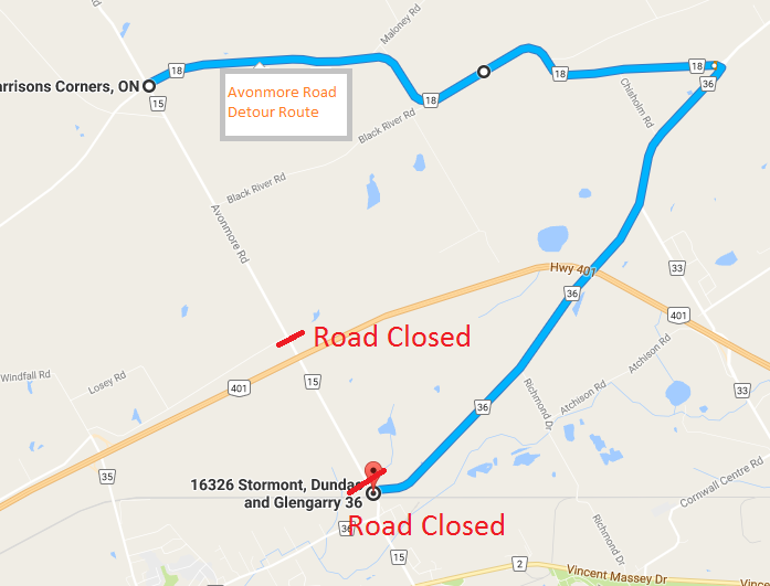 Parts of Avonmore Road to be closed for Construction
