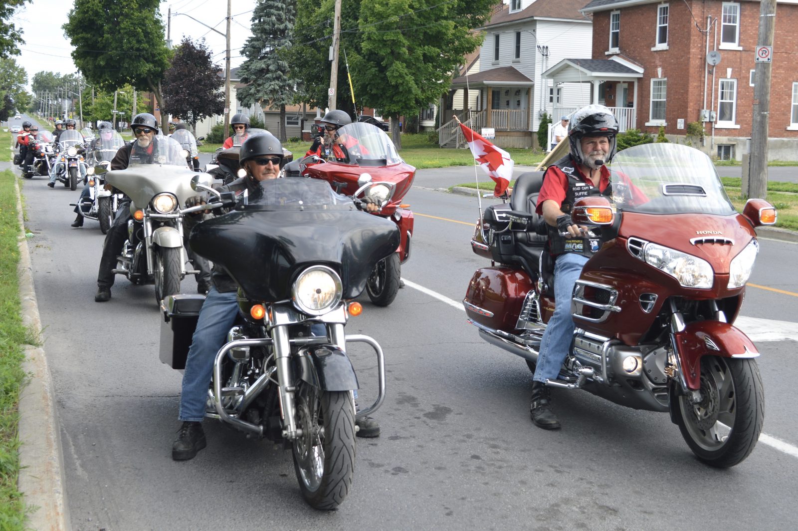 Motorcycle ride to support veterans