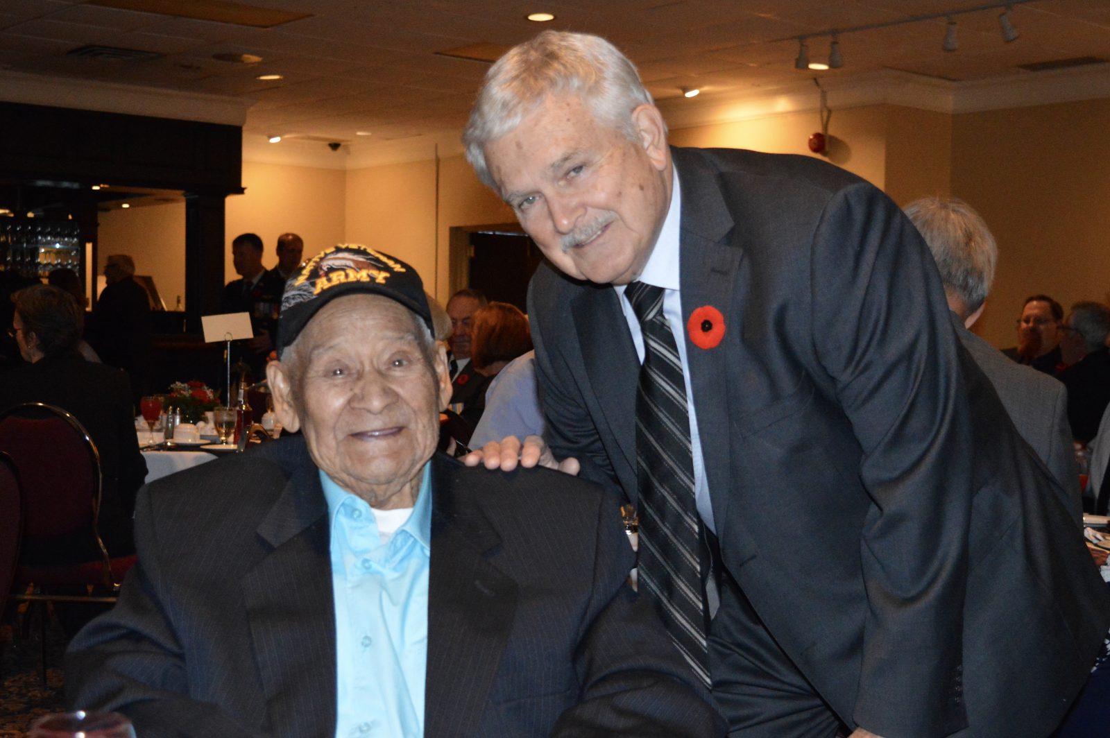 First annual Take a Veteran to Dinner in Cornwall