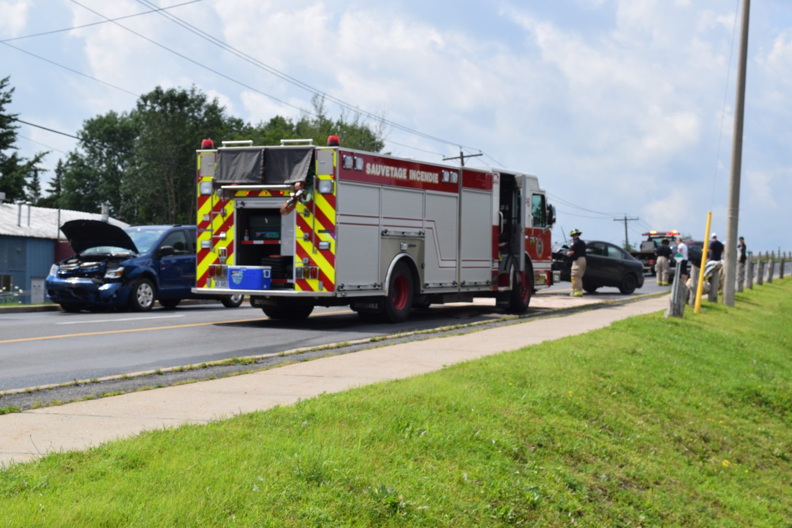 Charges pending in three vehicle accident