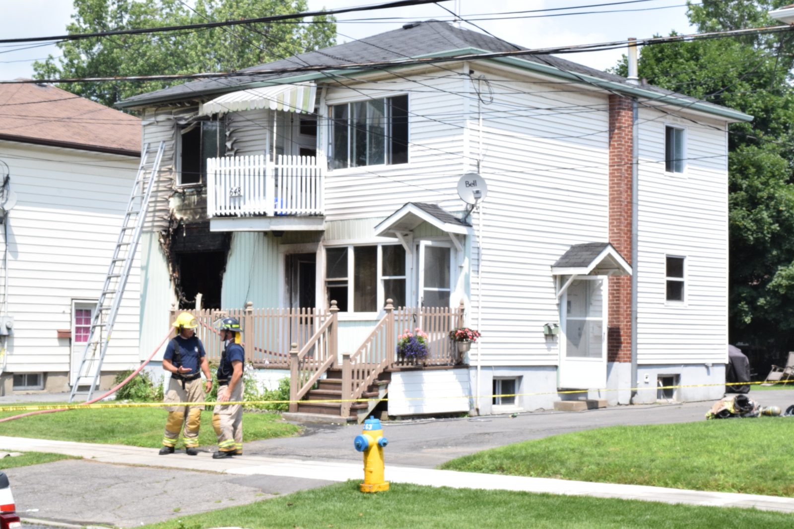 Residents displaced by St. Felix St. fire
