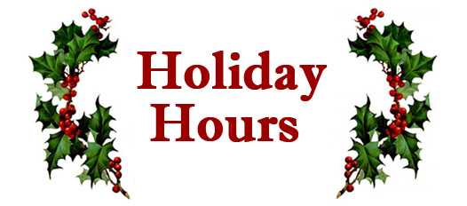 City holiday schedule