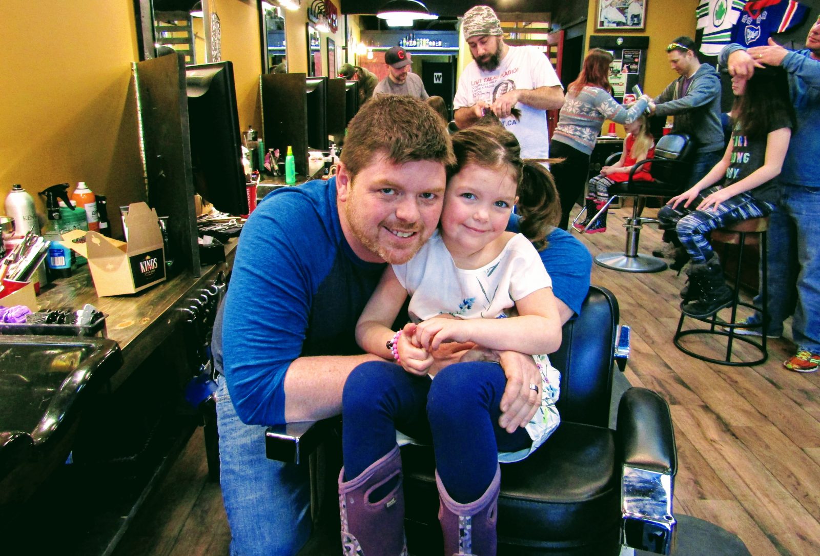 Dads tackle tangles for a good cause