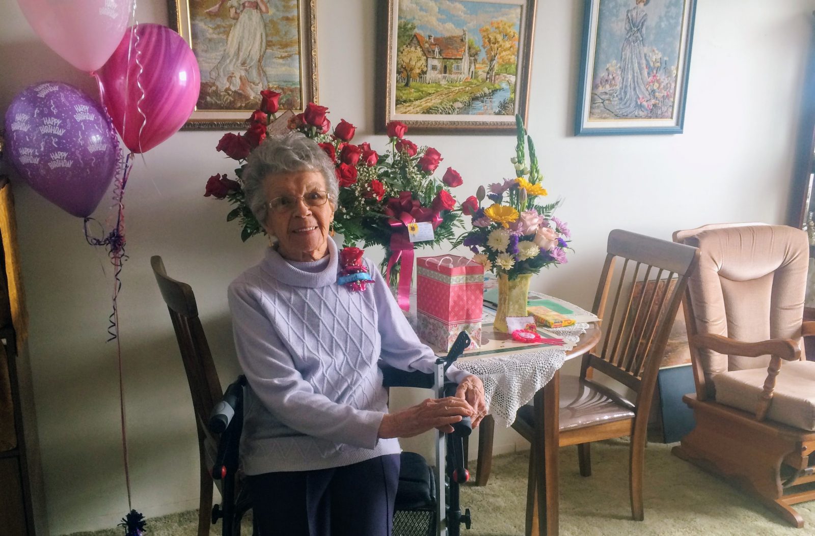 Local centenarian celebrates 100 years in style