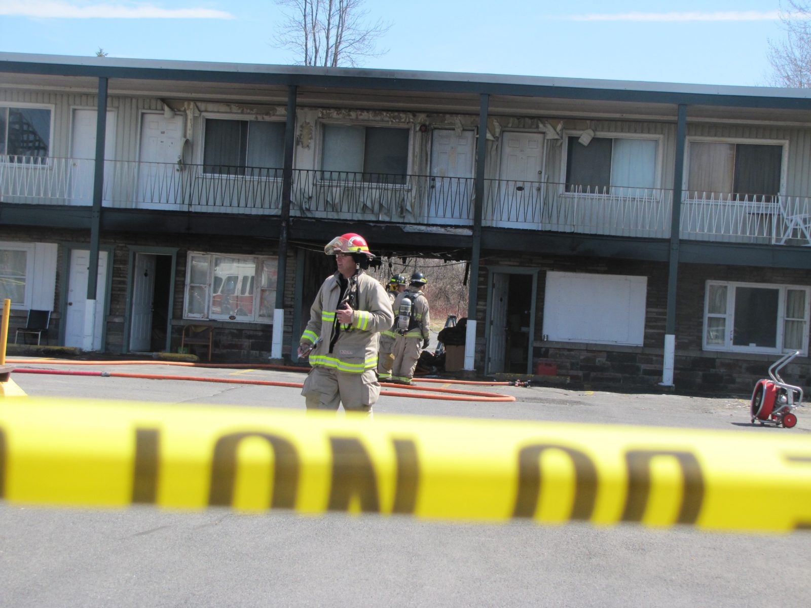 Fire erupts at Vincent Massey Drive hotel