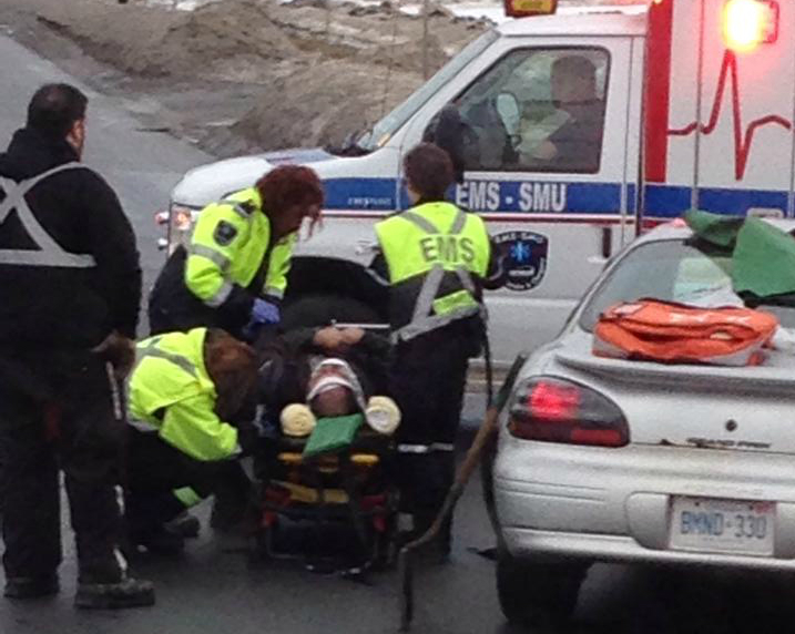UPDATE: Paramedics, cops at scene of Brookdale accident