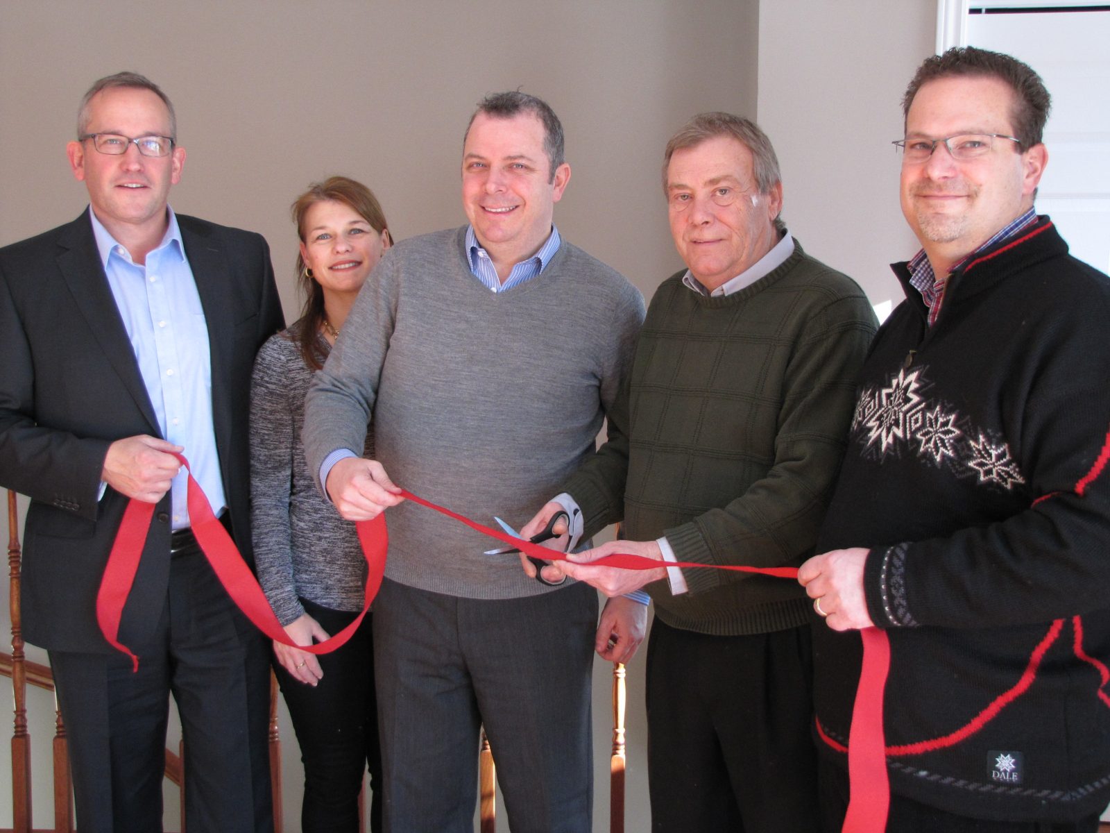 Ribbon-cutting for new downtown condo development