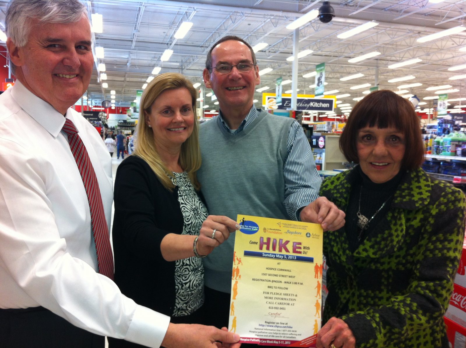 Canadian Tire owners get behind Hike for Hospice