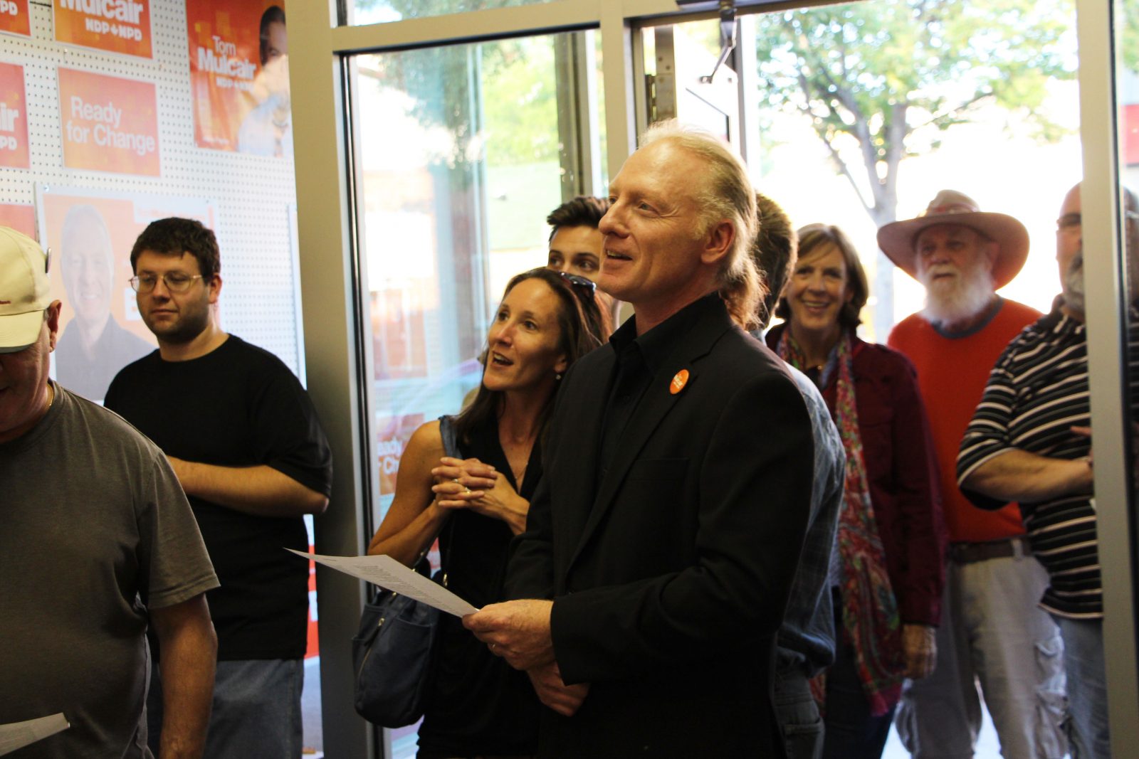 NDP candidate opens campaign office with ‘Harperman’ sing-along