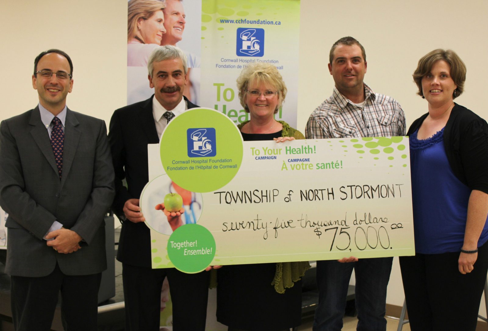 North Stormont provides $75,000 to hospital foundation
