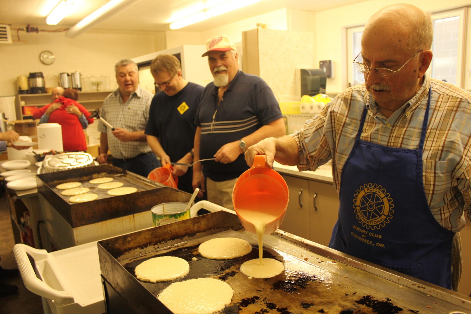 Flipping flapjacks and fundraising
