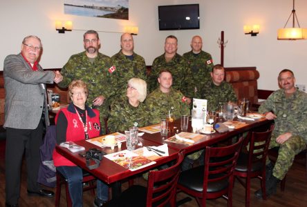 Red Ribbon Forces pick up tab for soldiers in Cornwall