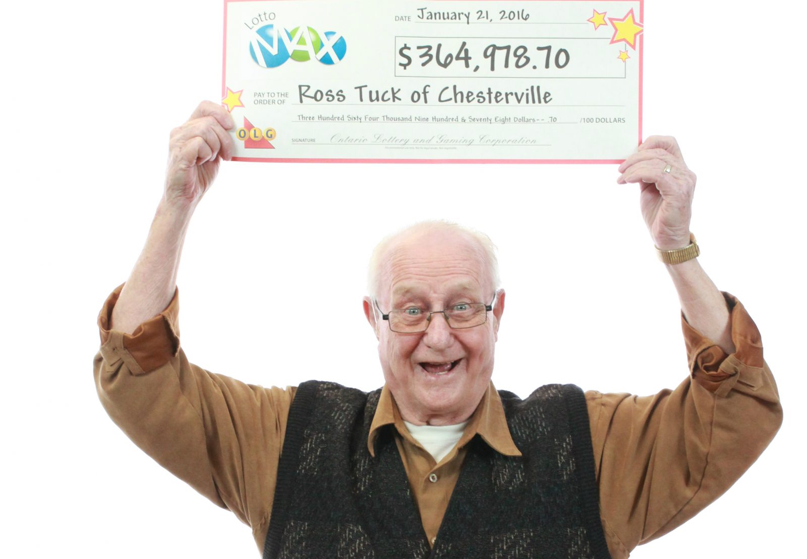 Chesterville man wins $364k with Lotto Max