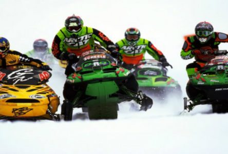 Snowmobile racing this winter at Cornwall speedway