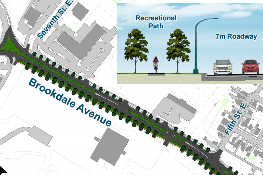 New look for Brookdale Avenue comes with more traffic delays
