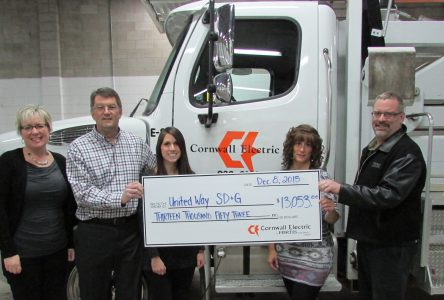 United Way shocked by Cornwall Electric donation