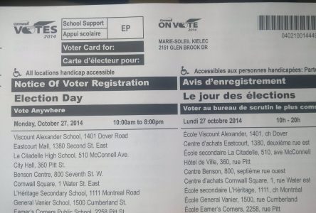 Cornwall girl, just 15, gets her own voter card