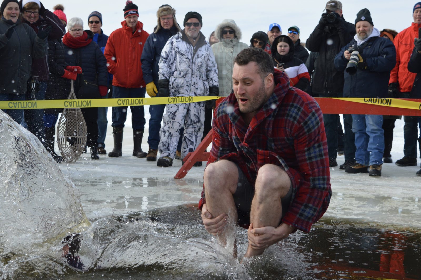 Making a splash at seventh annual Polar Dip