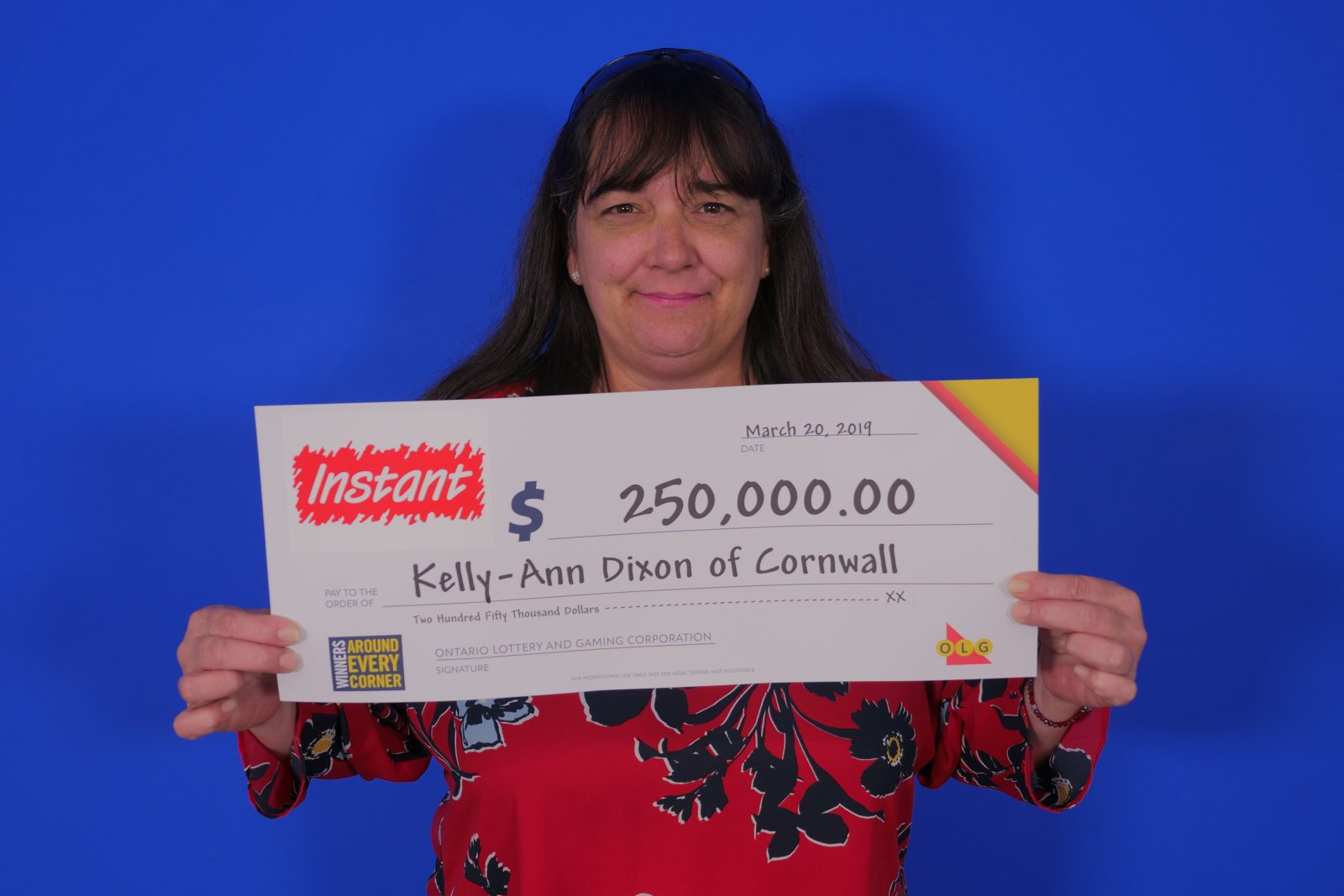 Cornwall resident wins $250K