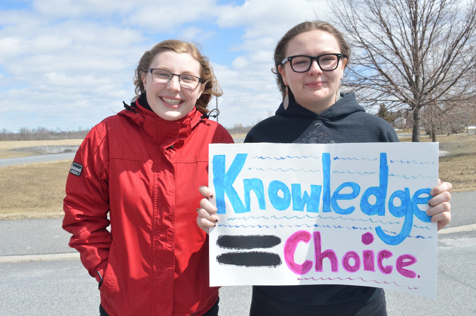 Local students protest education changes