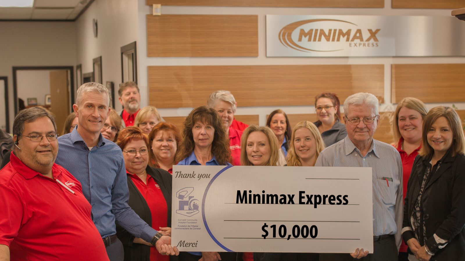 Minimax donates $10K to CCHF