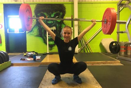 Local weightlifter breaks provincial record