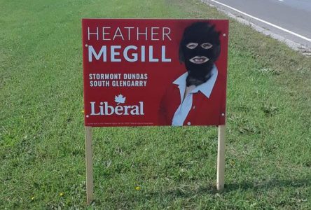 Local Liberal candidate election signs vandalized