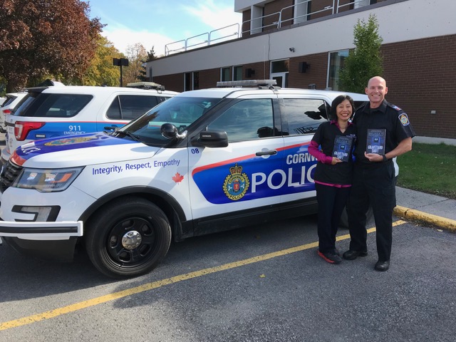 Cornwall Police officer inspires local author