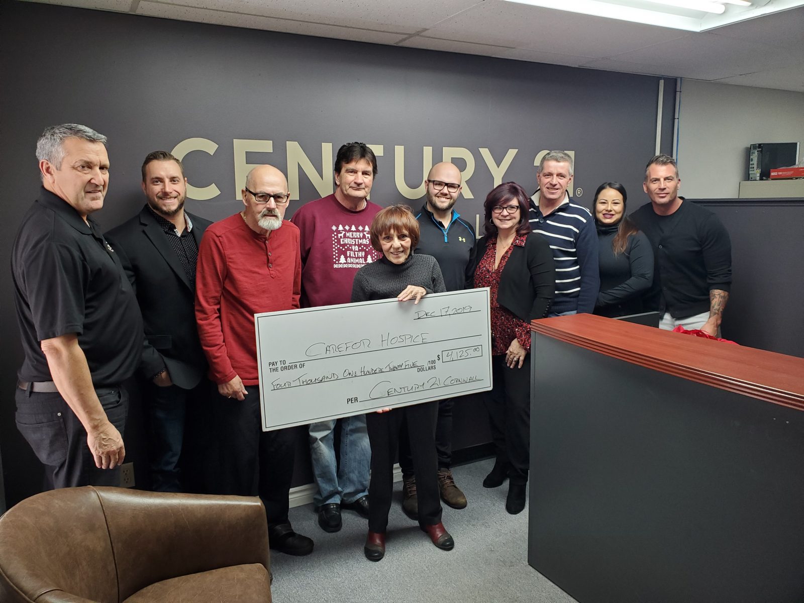 Century 21 homes support Hospice