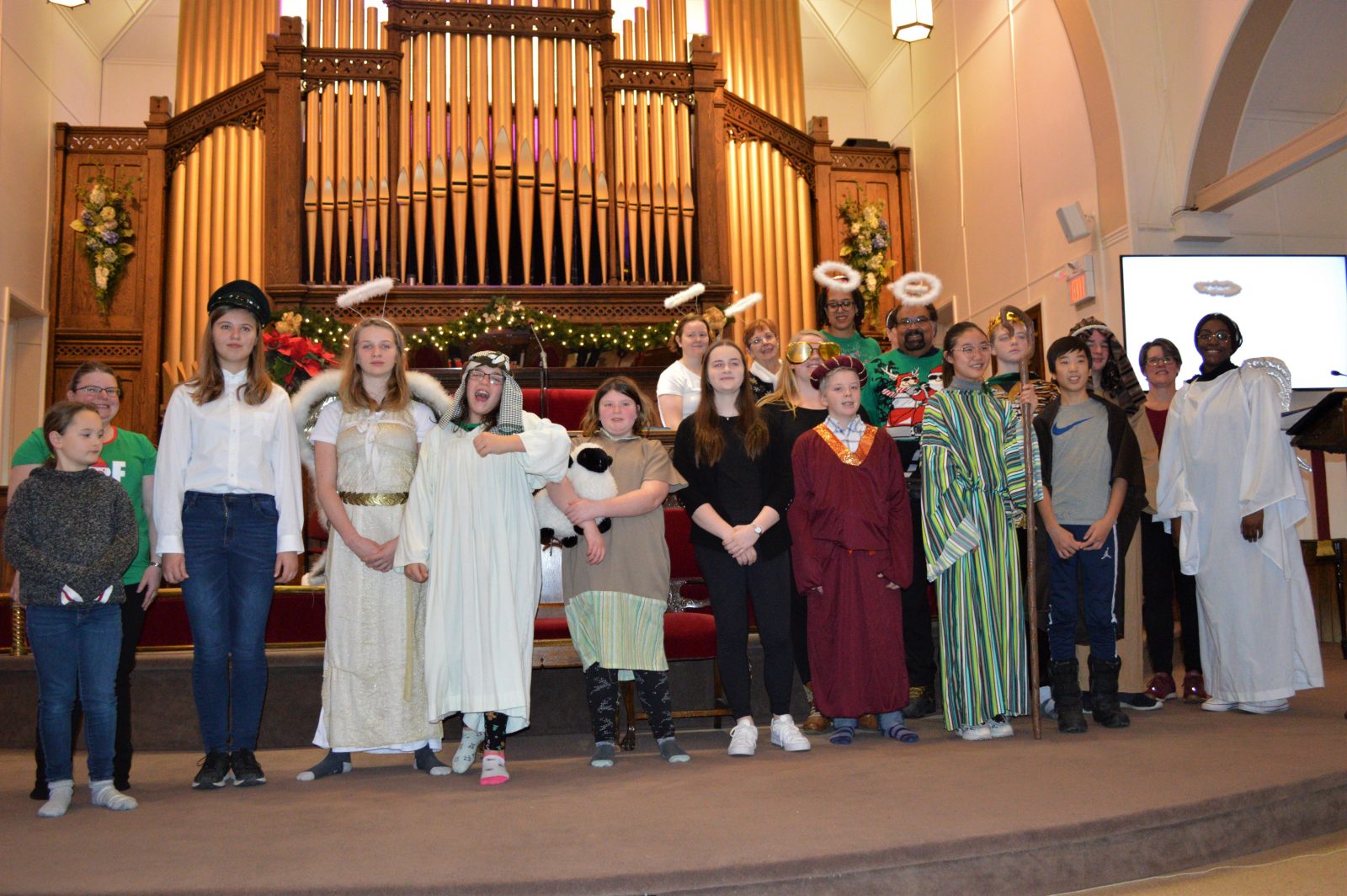 Christmas pageant at St. John’s Presbyterian Church