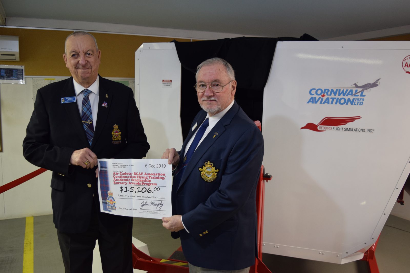 RCAF supports student pilots with bursary