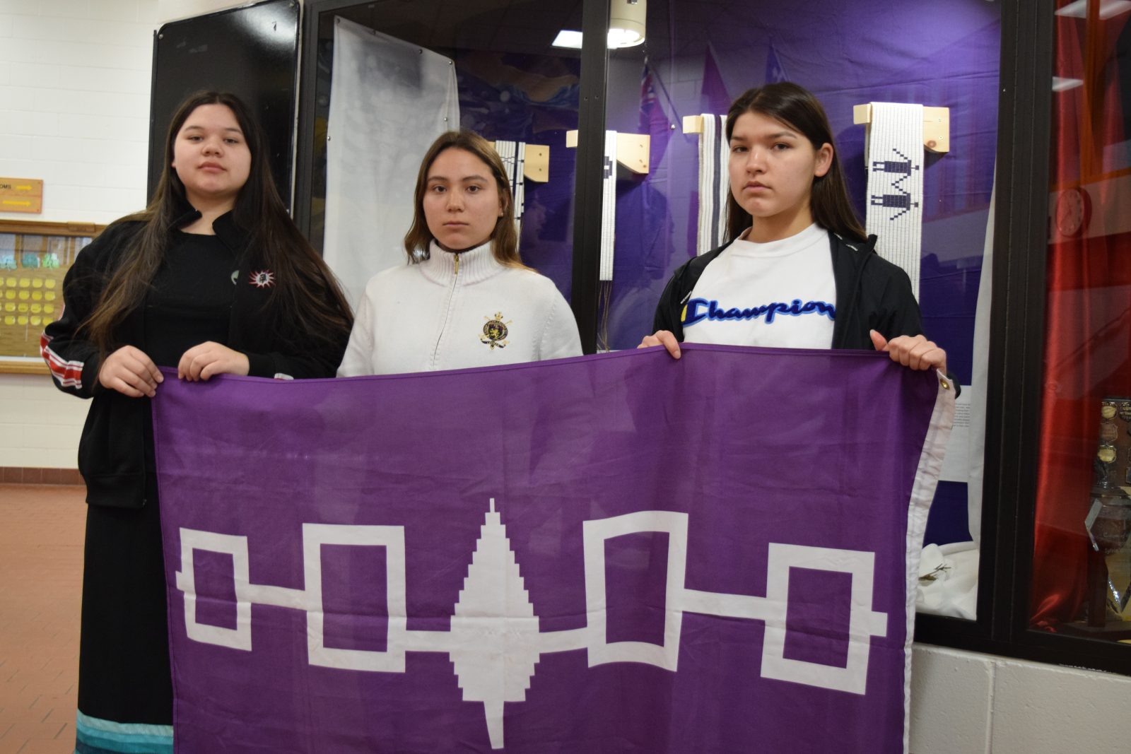 CCVS students stand with Wet’suwet’en