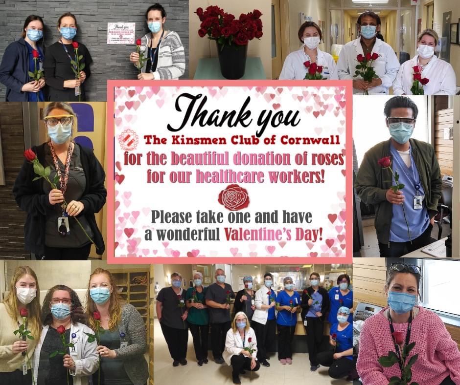 Kinsmen show kindness to CCH for Valentine’s Day
