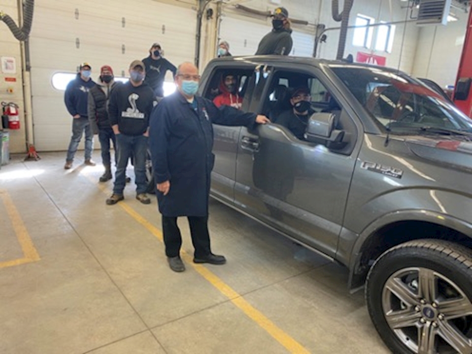 Miller Hughes Ford, Ford of Canada donate truck to SLC Automotive Service Technician program