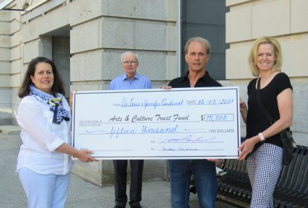 Dr. Louis and Jennifer Cardinal donate $15,000 to Arts Centre