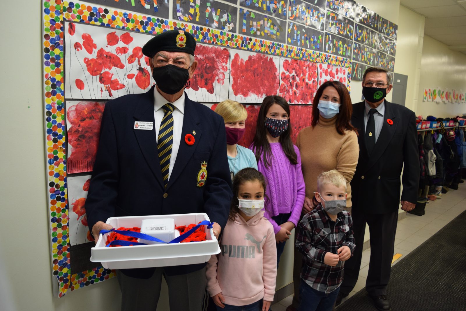 Remembrance Day spirit strong at Our Lady of Good Counsel school