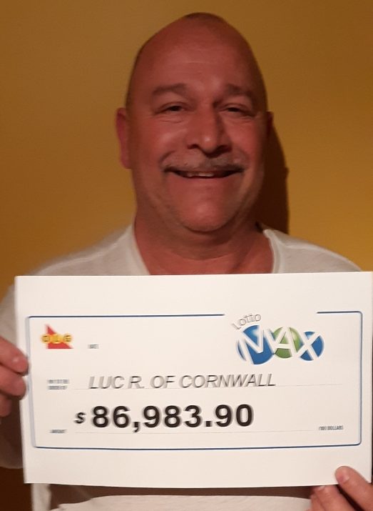 Cornwall resident a Lotto Max winner