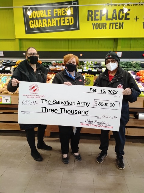 Kinsmen and FreshCo support Salvation Army
