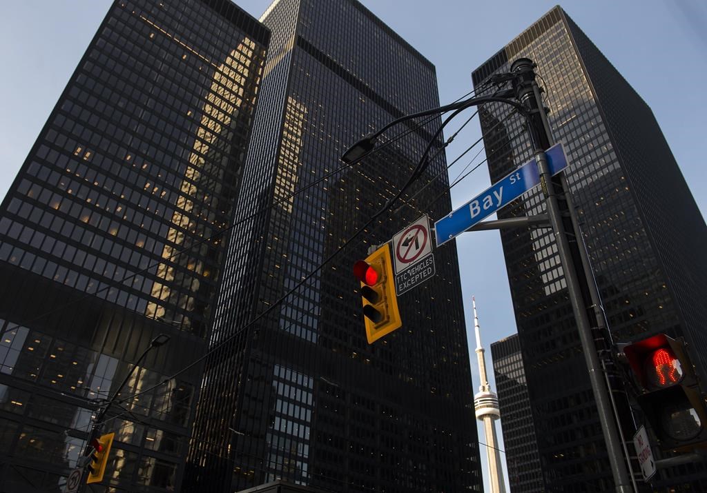 S&P/TSX composite falls to end six-day winning streak after hitting record highs