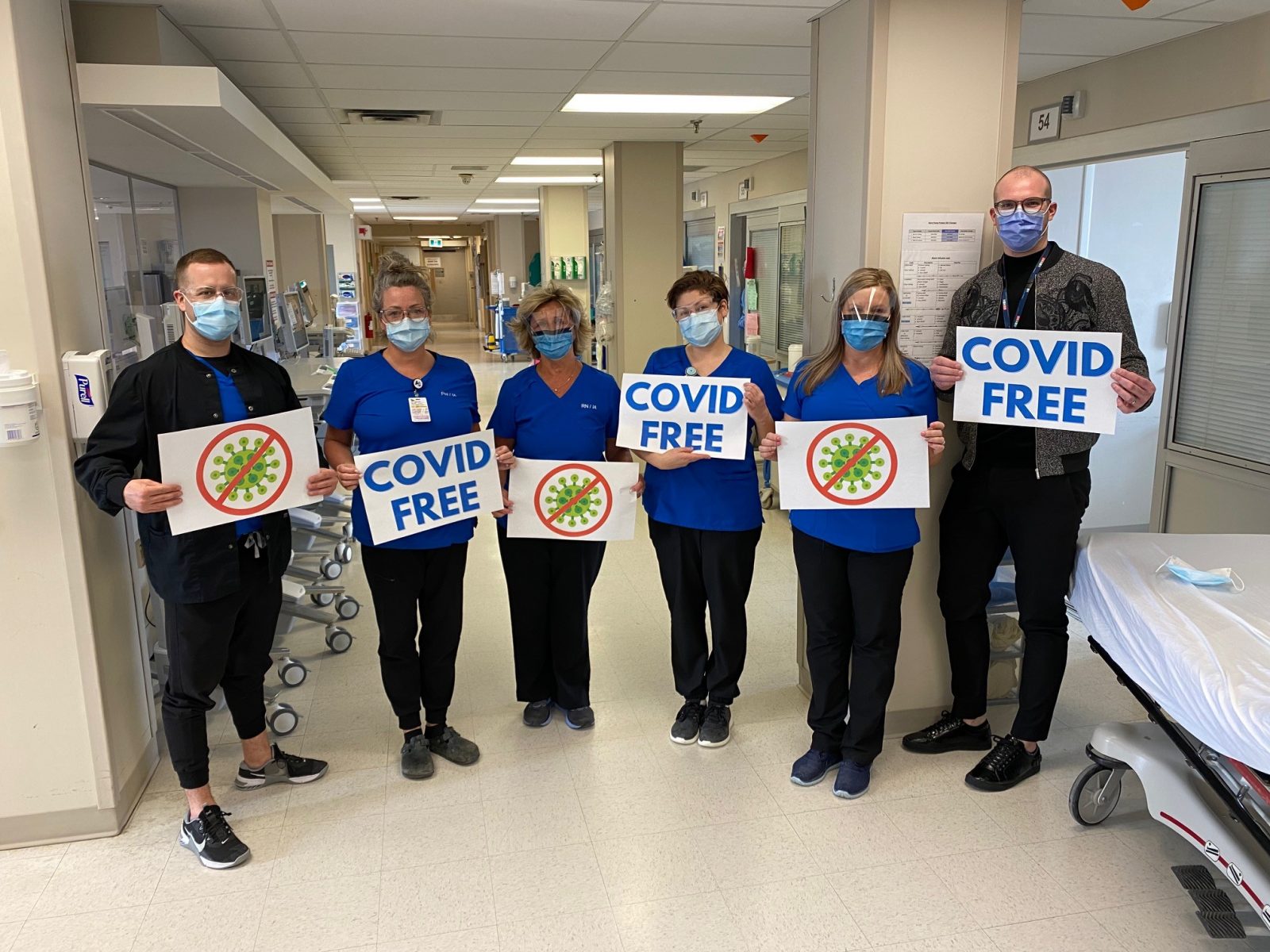 CCH celebrates having no active COVID-19 patients