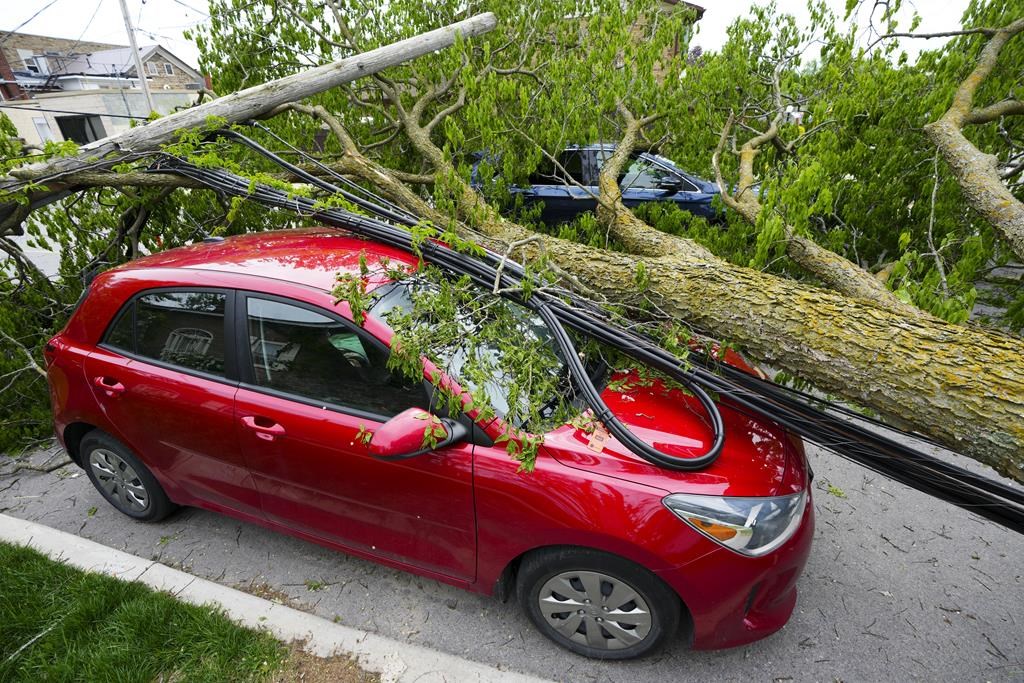 Power outages continue in eastern Ontario following storm on May 21