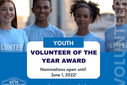 Township of South Stormont Seeking Nominations for Youth Volunteer Award