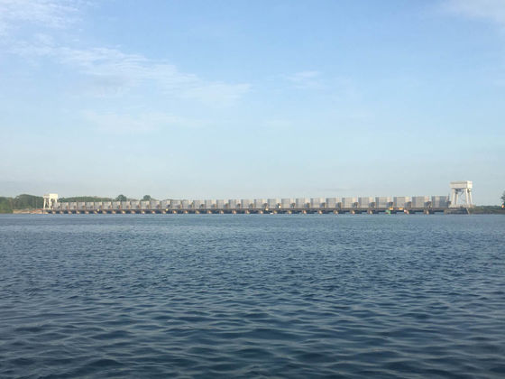 St. Lawrence River – Iroquois Control Dam Navigational Gates Open