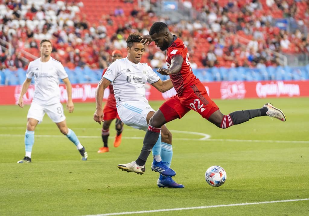 Back from England, Richie Laryea picks up where he left off with Toronto FC