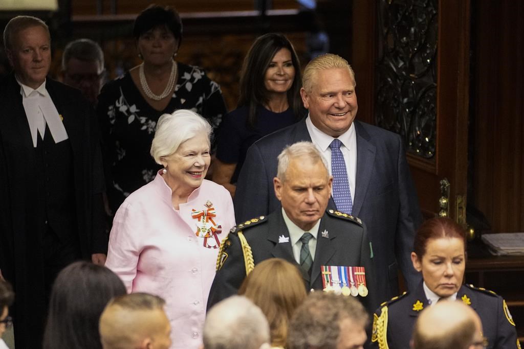 Ford throne speech says more can be done on health staffing; offers no new solutions