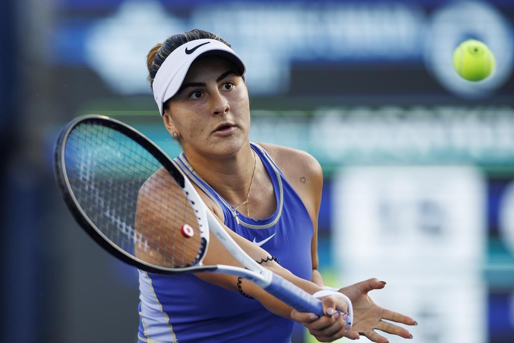 Andreescu earns thrilling first-round win at National Bank Open over Daria Kasatkina