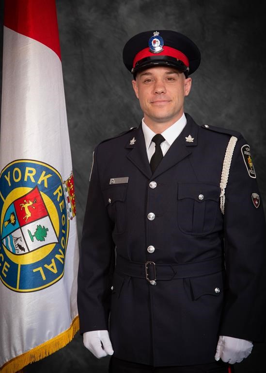 York Region police officer killed in car crash on way to work