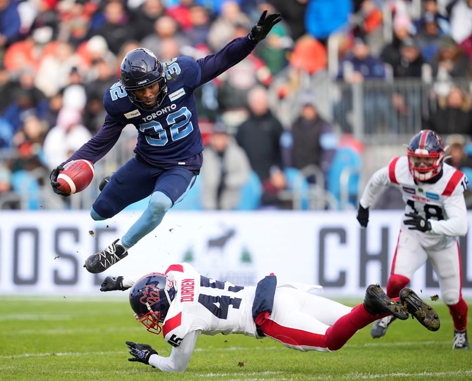 Argonauts down Alouettes 34-27 to advance to Grey Cup game